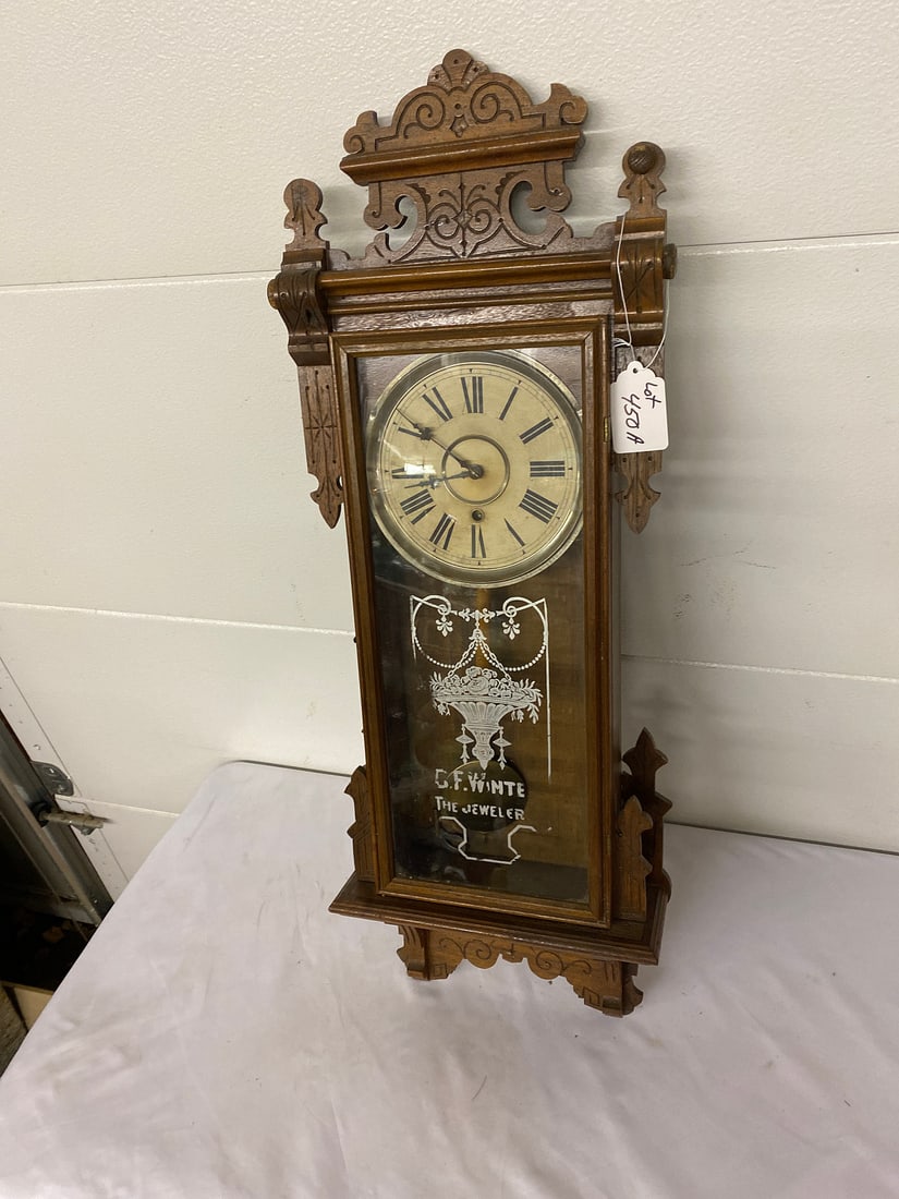 C.F. Winte Vintage Wall Clock (1 of 4)