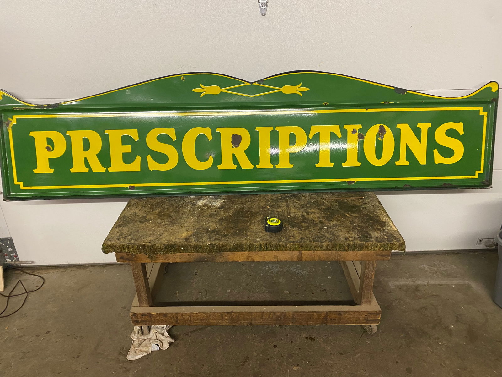 Early Porcelain Prescription Sign (1 of 4)