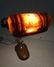 242: Signed Chipped Ice-Scenic Handel Desk Lamp