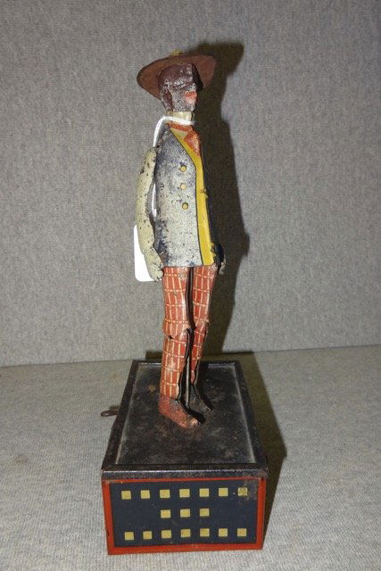 Alabama Coon Jigger Wind-up Toy: 10" Tall X 5" X 3 1/3" Wide