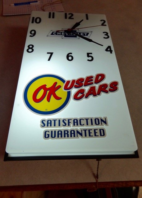 Chevrolet OK Used Car Sign (1 of 2)