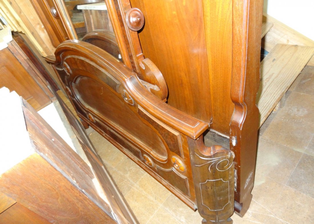 2 Pc. Victorian Walnut Bedroom Set - 5