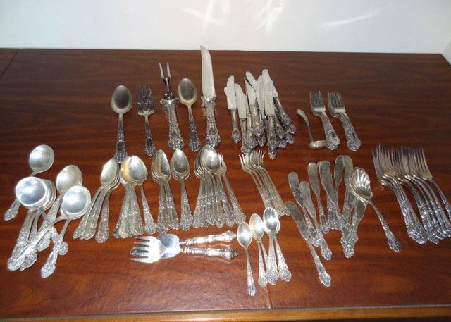 Large Sterling Flatware Set (1 of 4)