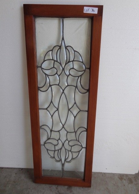 Reframed Leaded Beveled Window (1 of 1)