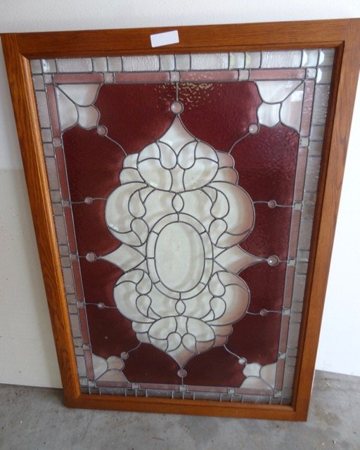 Large Stained & Beveled Window (1 of 1)