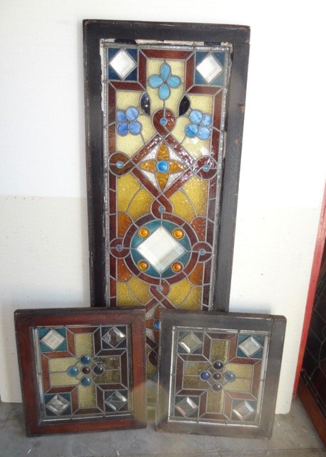 Set of 3 Stained Glass Windows (1 of 1)