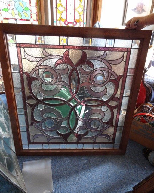Large Stained & Beveled Window (1 of 1)