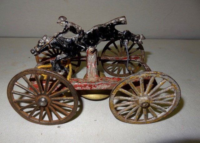 Cast Iron Horse Pull Bell Toy (1 of 2)