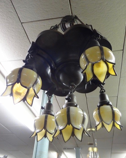 5 Light Handel Ceiling Fixture (1 of 3)
