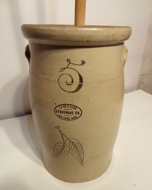 5 Gallon Birch Leaf Redwing Churn: 5 Gallon Birch Leaf Redwing Churn