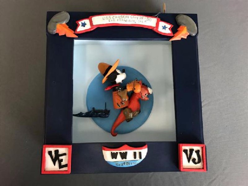 Pair Wood Carved Shadow Boxes (1 of 7)