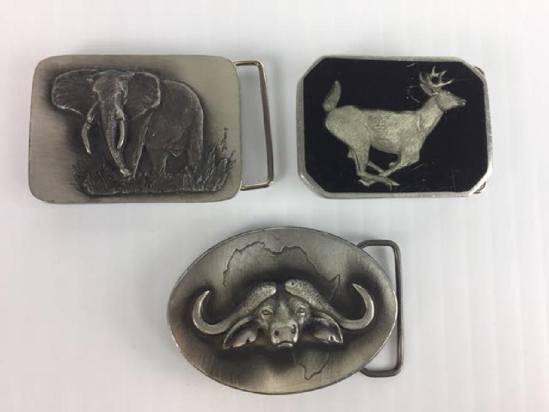 Lot of 3 Belt Buckles (1 of 2)