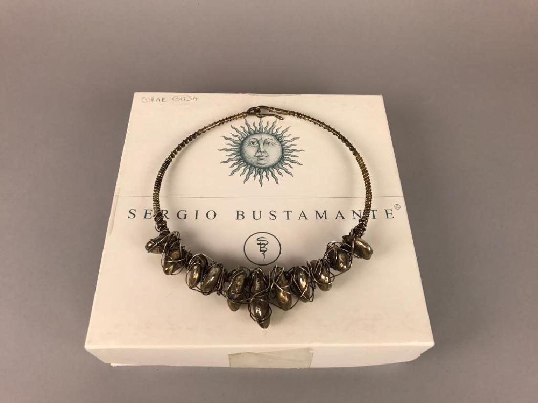 Sergio Bustamante Collar Baja Choker Necklace: Sergio Bustamante Collar Baja Choker Necklace, Authenticity Certificate, original box