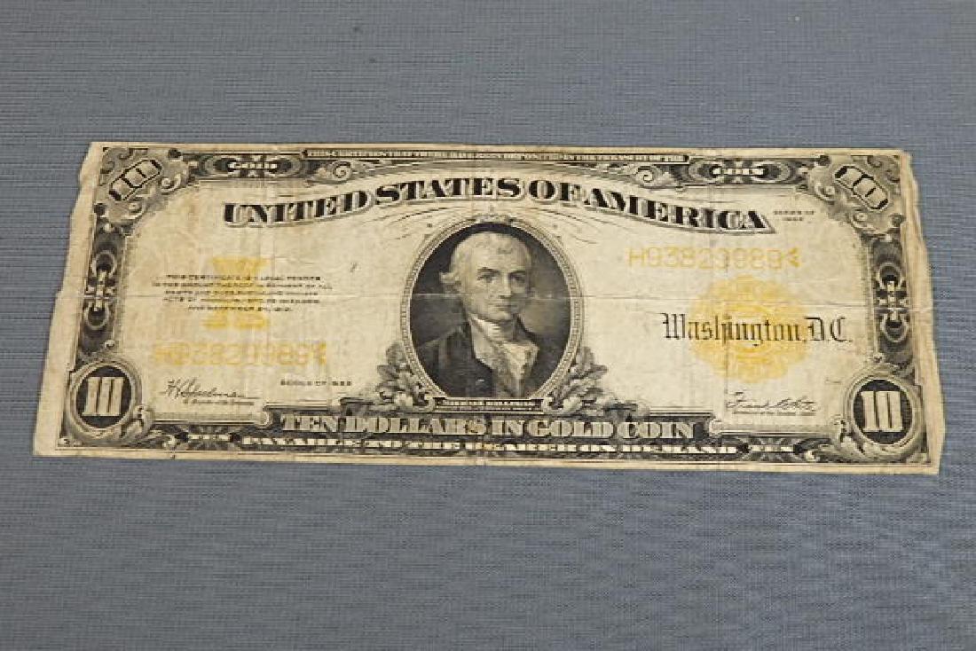 1922 10 Dollar US Gold Note (1 of 6)