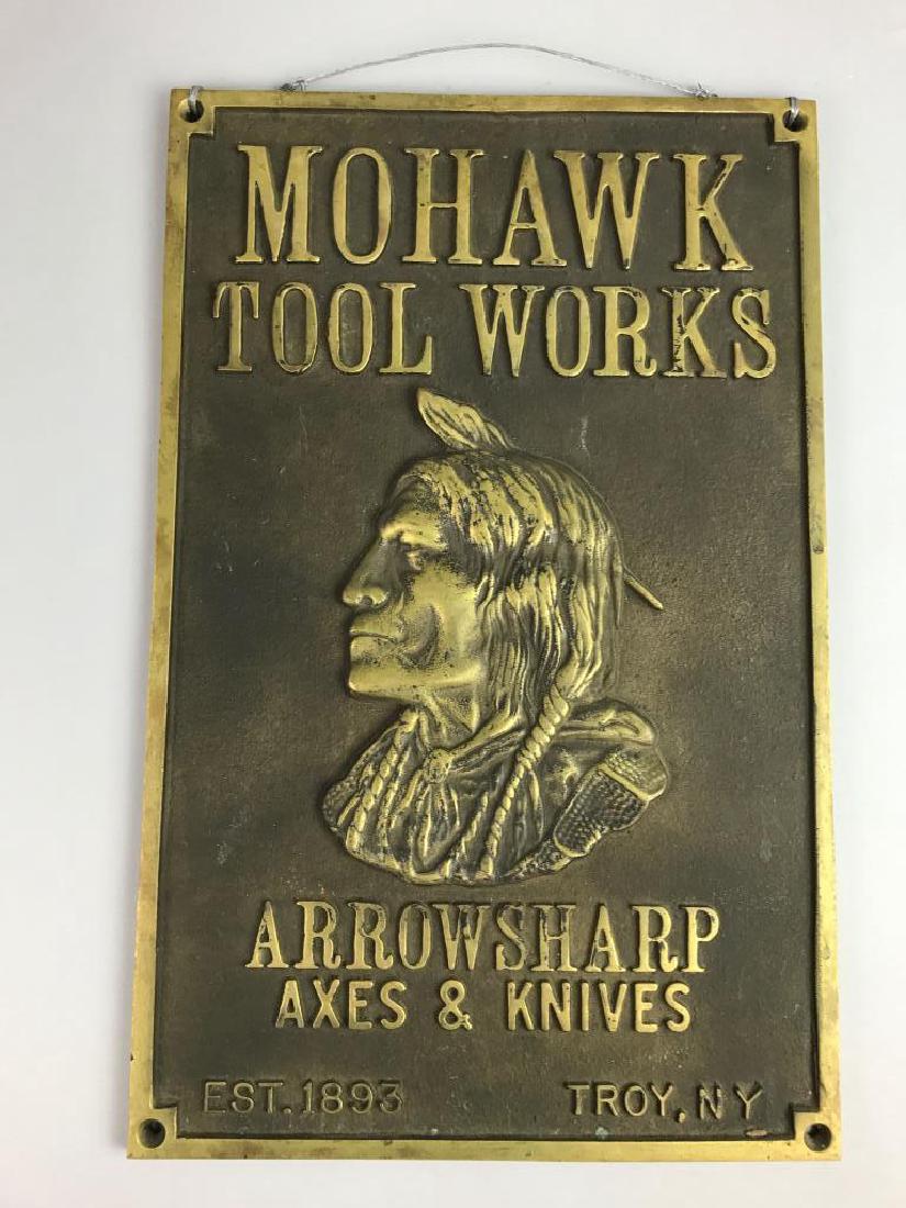 Bronze Advertising Sign (1 of 4)