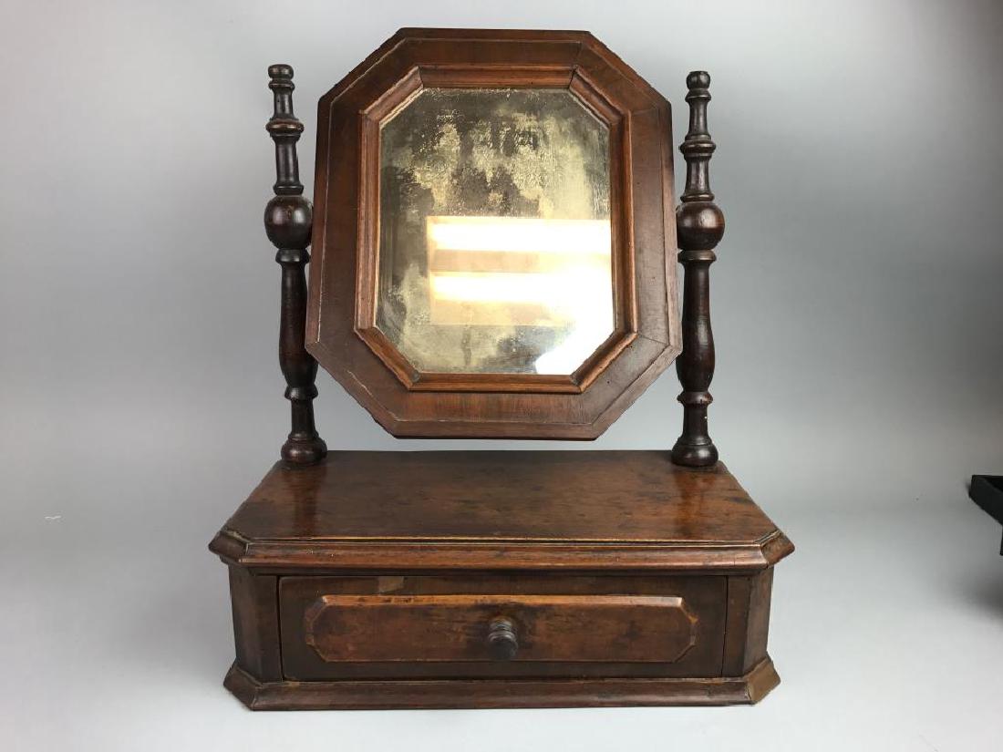 Antique Shaving Mirror (1 of 6)