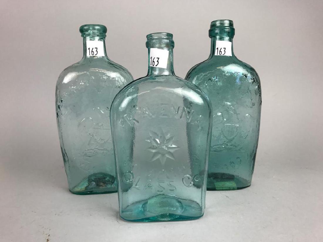 3 Early Ravenna Glass Co. Bottles (1 of 6)