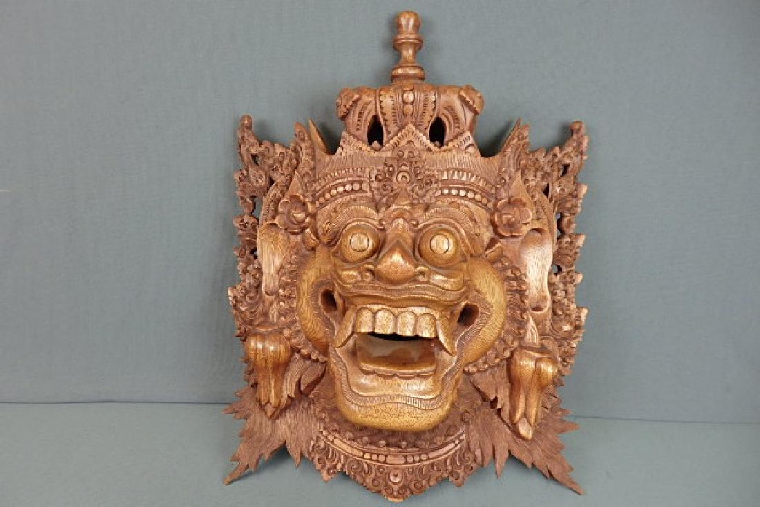 Wooden Bali Mask Evil Kumbakarna (1 of 6)