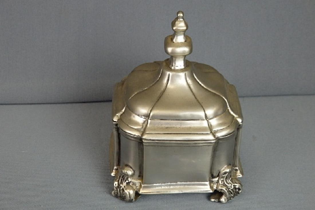 MMA Metropolitan Museum of Art Covered Pewter Box (1 of 3)
