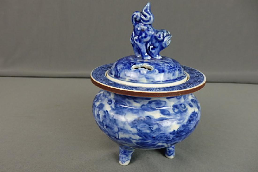 Japanese Incense Kiyomizu: No cracks or chips on it. 6 inches in height and 4 inches wide.