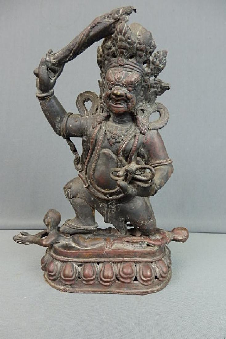 Old Mahakala Bronze Statue (1 of 6)
