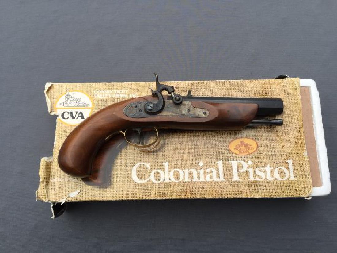 Colonial Pistol, Cap and Ball: Colonial Pistol Cap and Ball, Jukar Spain 45 Caliber, SN-009908