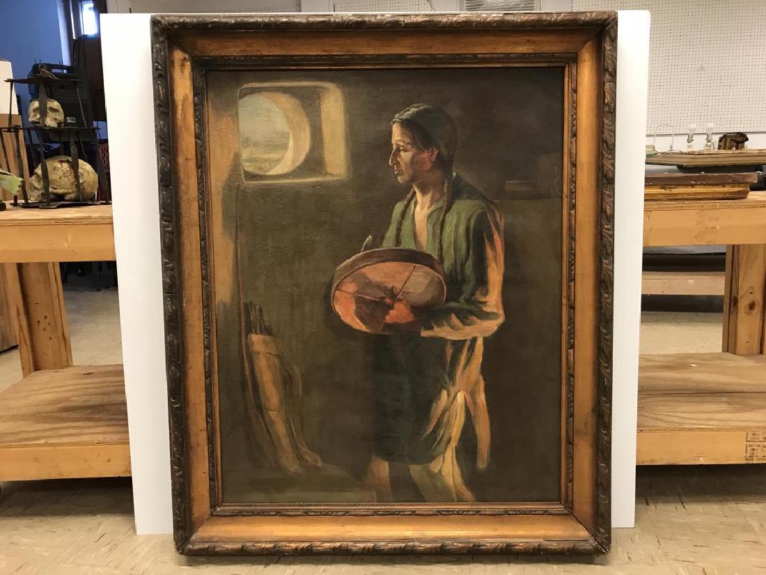 Oil Painting of  American Indian (1 of 9)