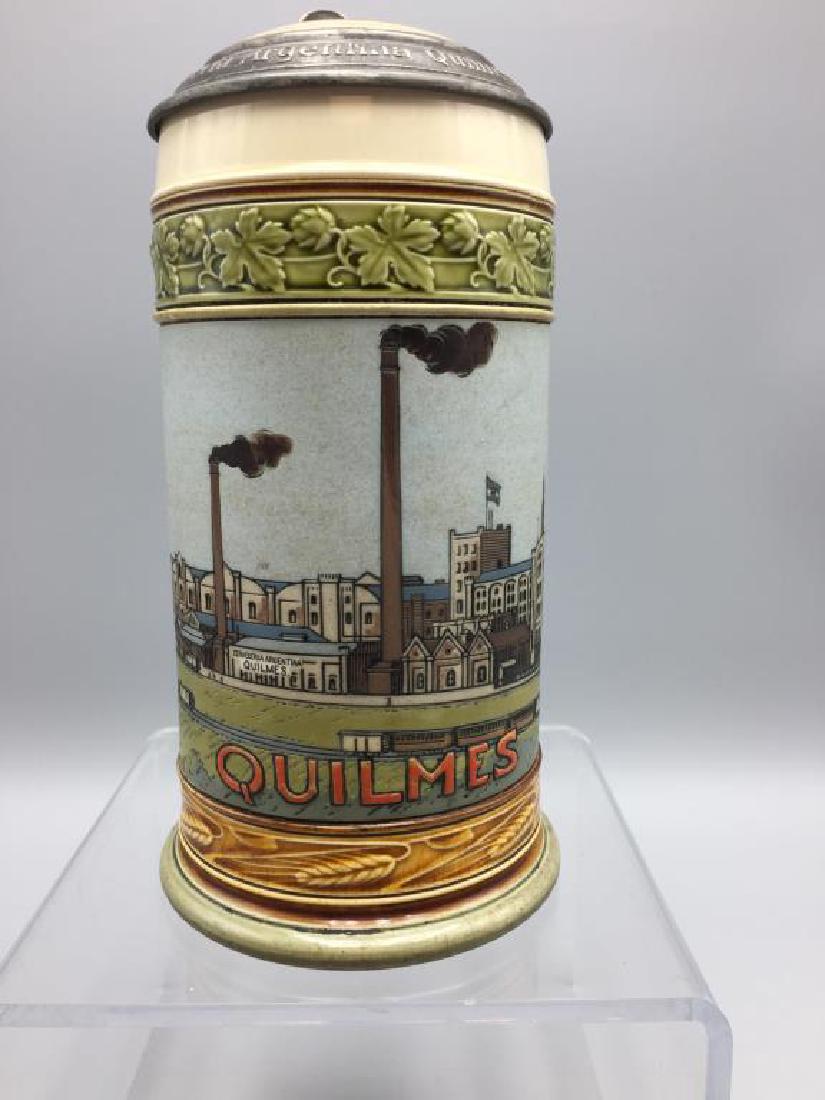 Mettlach beer stein Quilmes brewery (1 of 7)