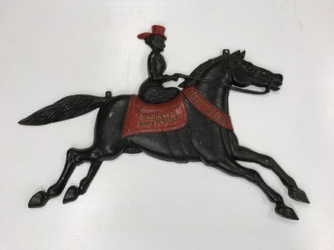 Cincinnati Stove Works metal advertising sign