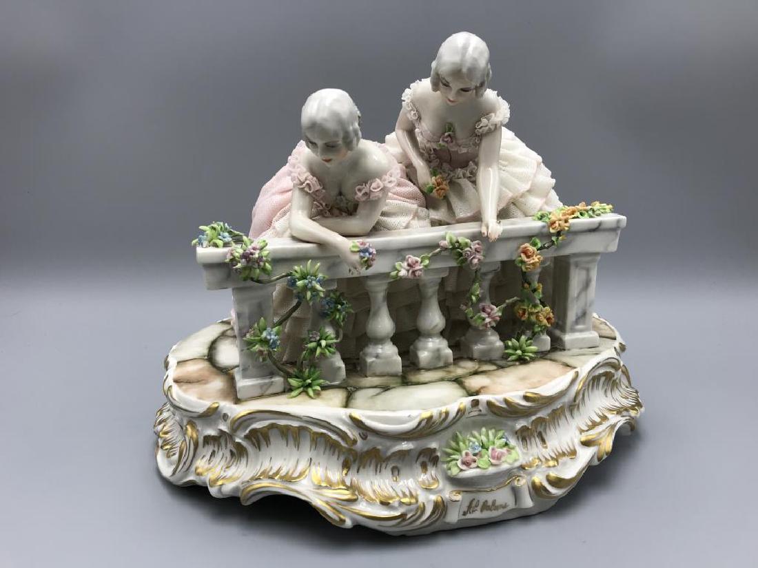 Capidemonte Al Balcone porcelain figure (1 of 4)