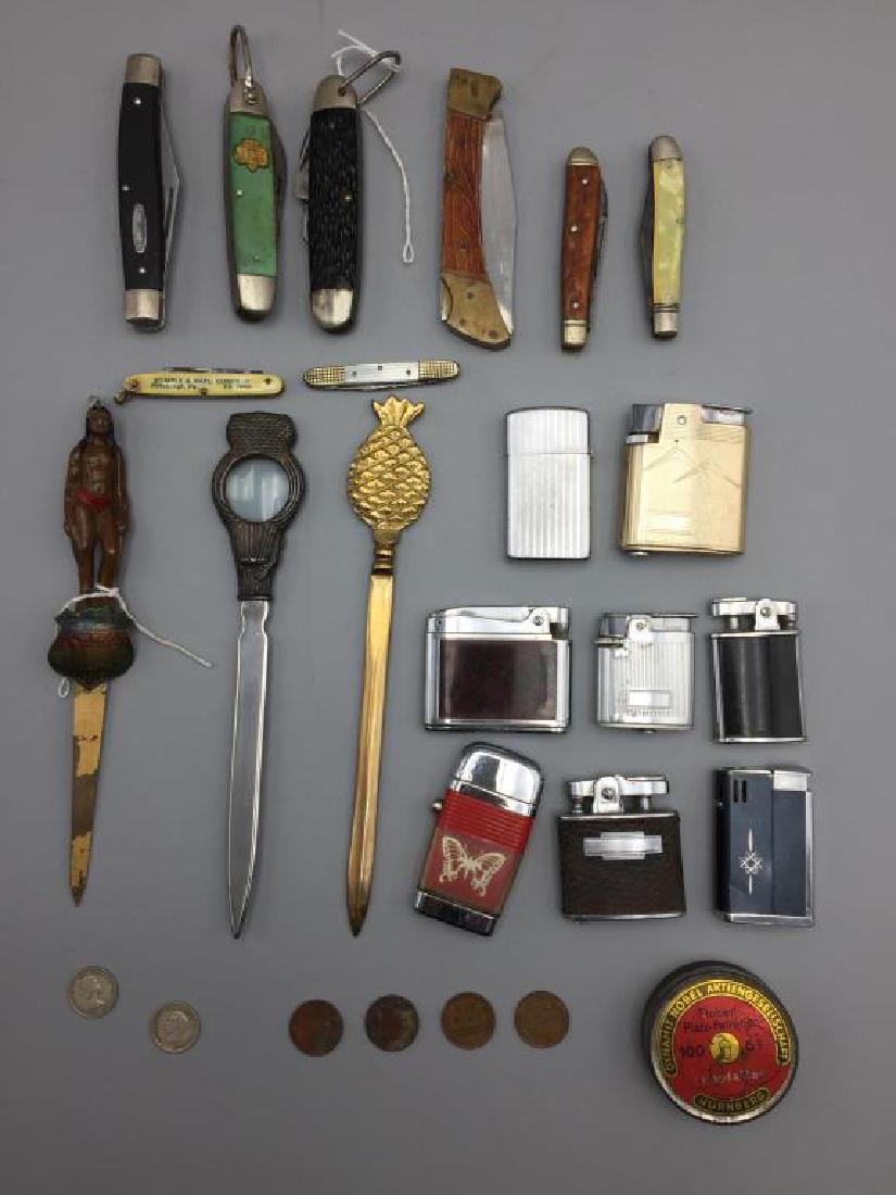 Pocket knives and lighters lot (1 of 6)