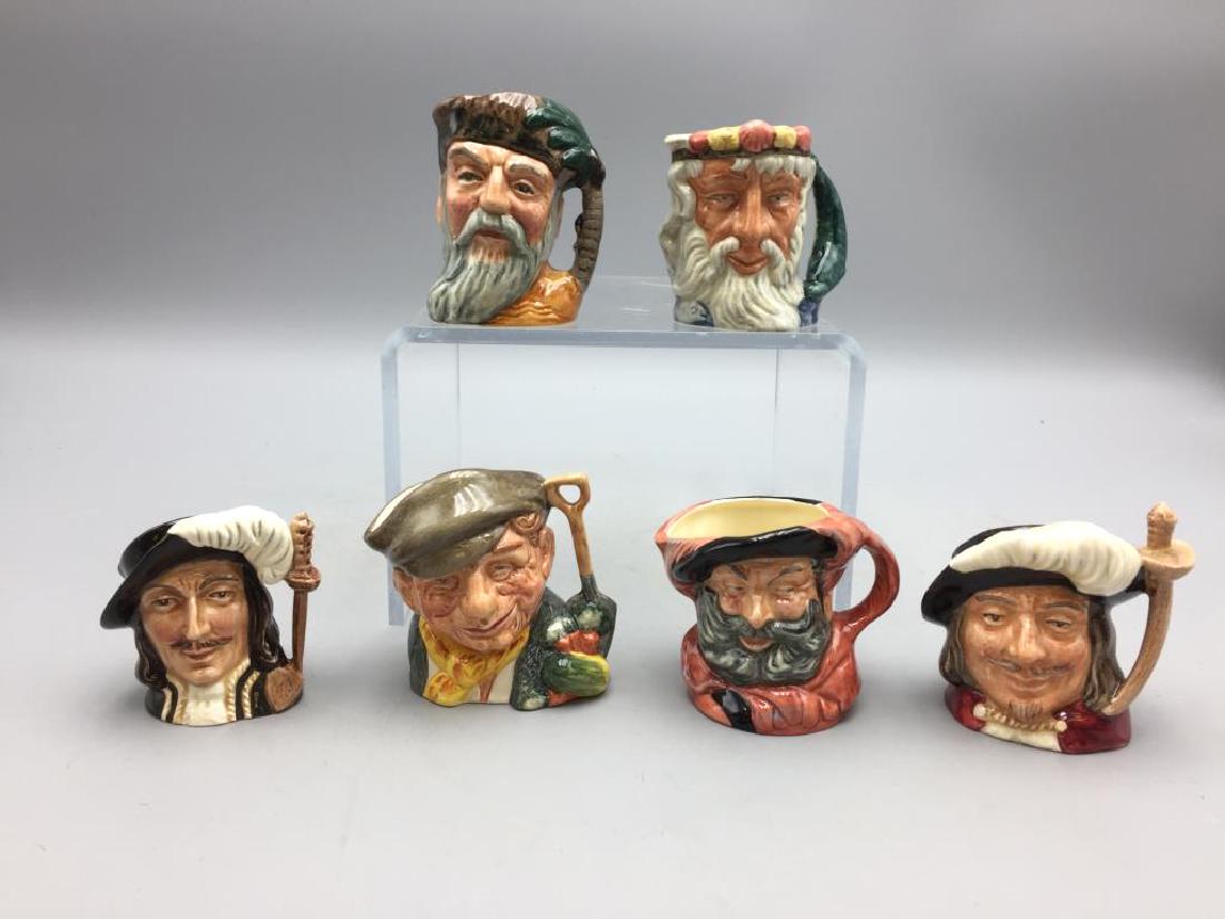 Lot of 6 Royal Doulton Toby mugs (1 of 13)