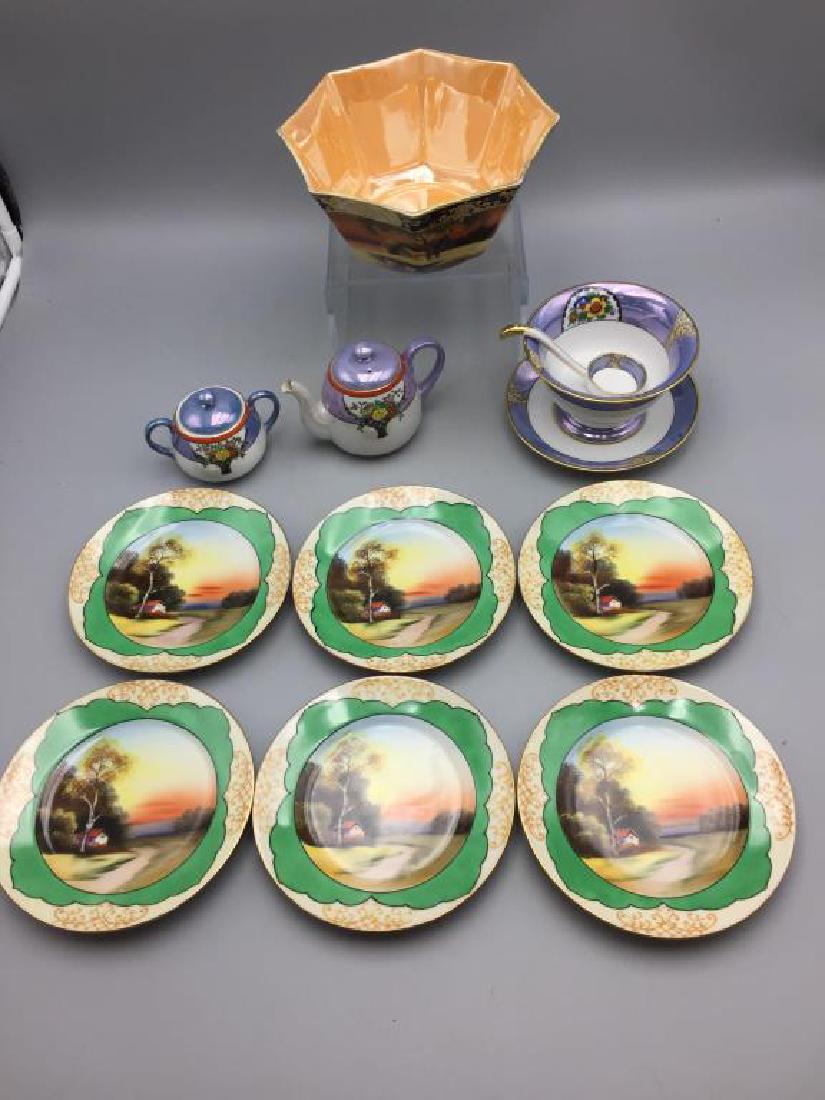 Grouping hand painted Noritake China (1 of 13)