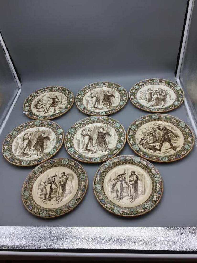 Lot of eight Ivanhoe Wedgewood plates (1 of 8)