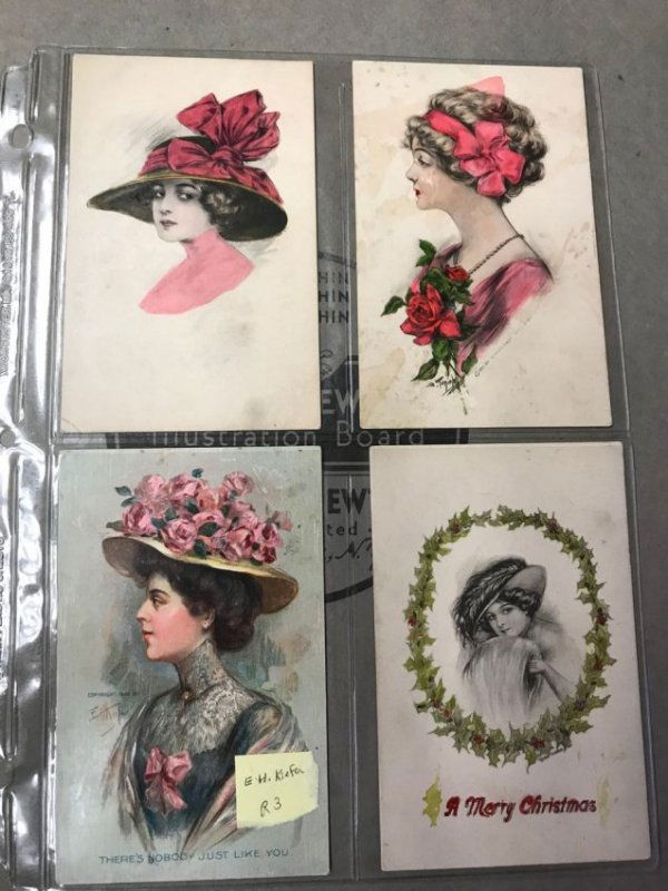 Large grouping of antique postcards (1 of 12)