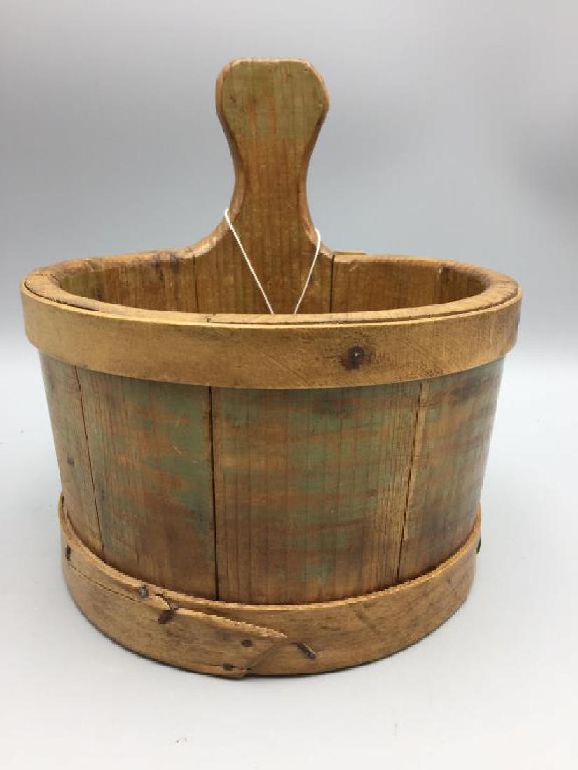 Early wooden wash bucket (1 of 3)