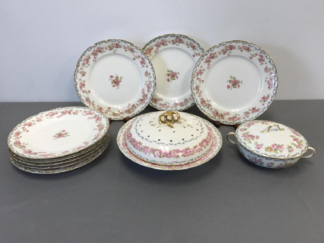 10 pieces Limoge breakfast set (1 of 3)