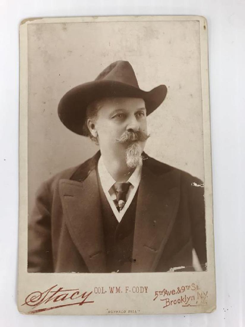 Buffalo Bill Cody Cabinet card; (1 of 8)