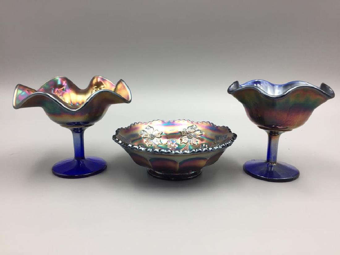 Three pieces of Fenton Carnival Glass (1 of 6)