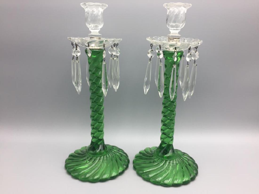 Pair Fostoria Colony Candlesticks (1 of 6)