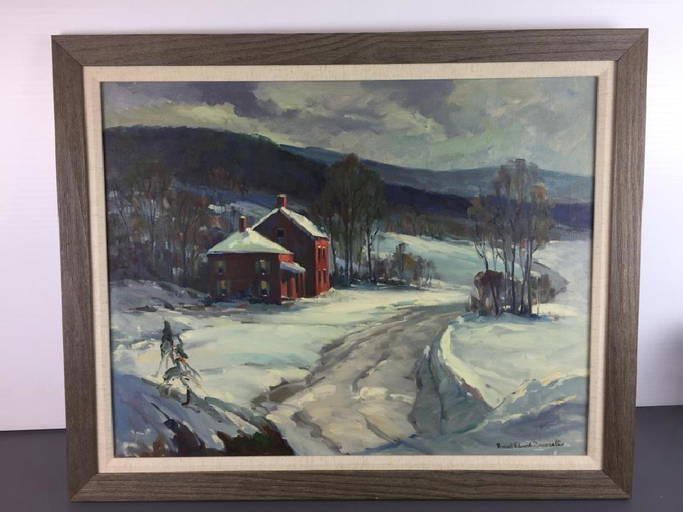 Large oil on canvas by Frank Zuccarelli Apr 17, 2018 Tom Hall