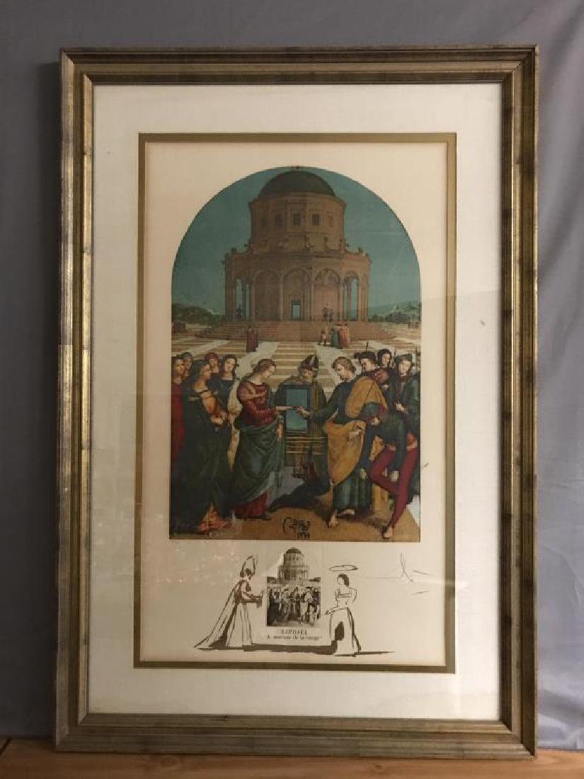 Salvador Dali lithograph (1 of 2)