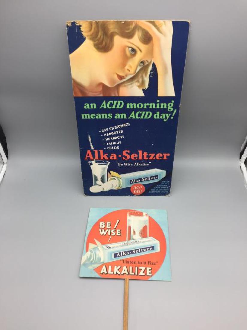 Alka Seltzer cardboard store display (1 of 6)