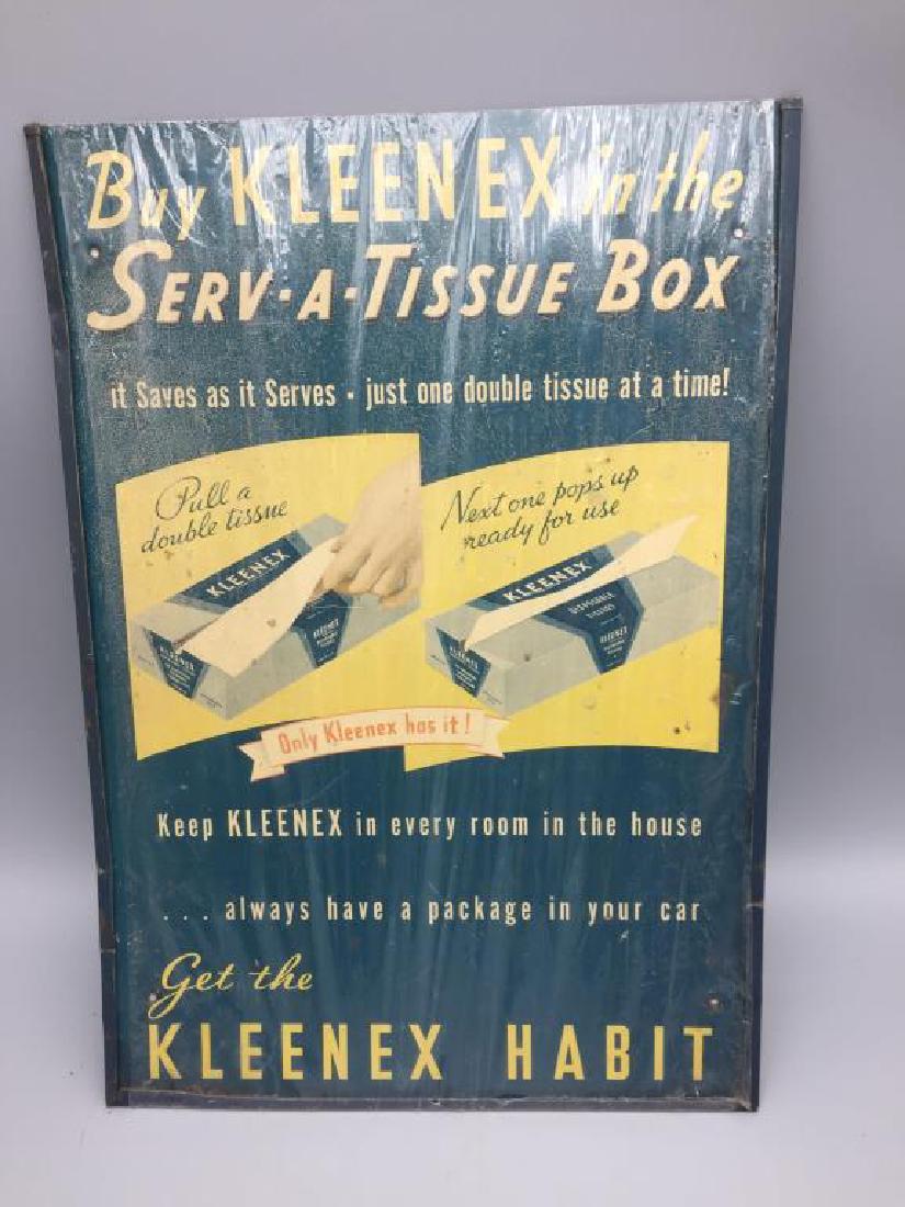 Kleenex tin litho store display (1 of 4)