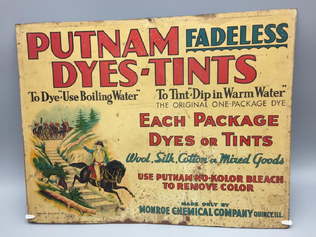 Putnam Dyes tin store display (1 of 3)