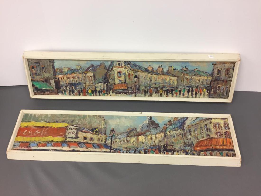 2 painting “City landscapes" (1 of 6)