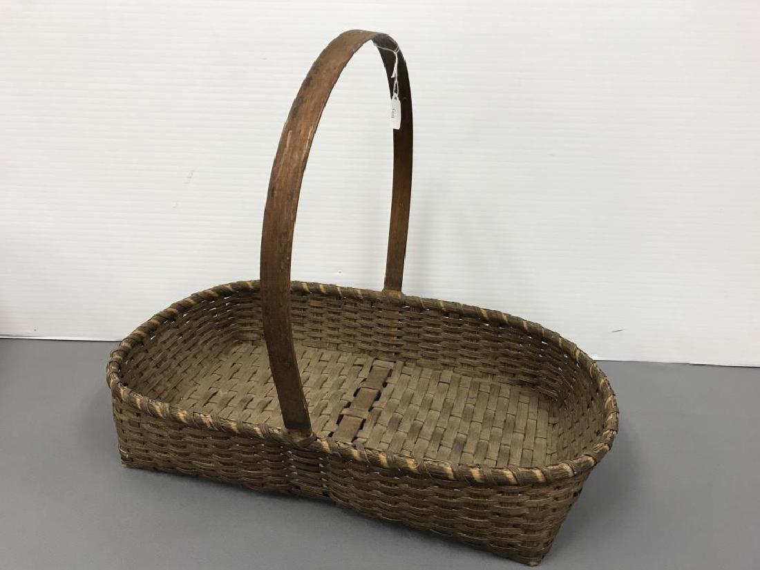 Antique split ink gathering basket (1 of 3)