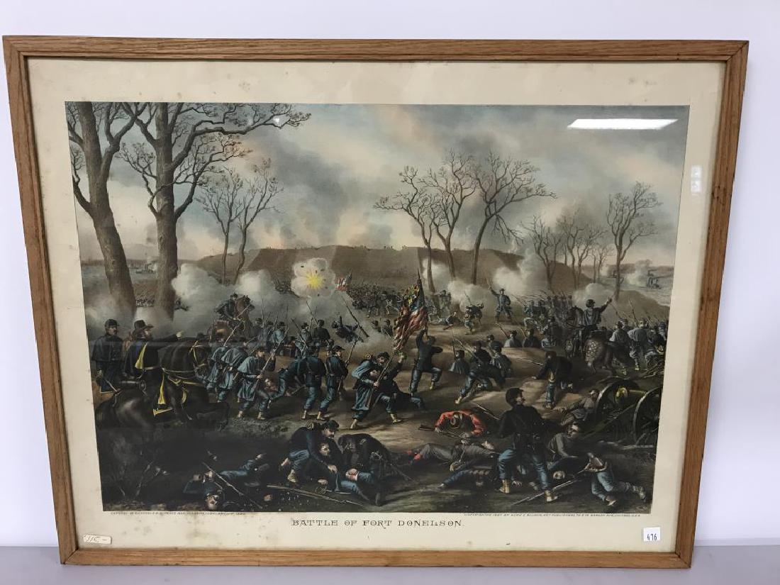 3 Civil war scene prints (1 of 3)