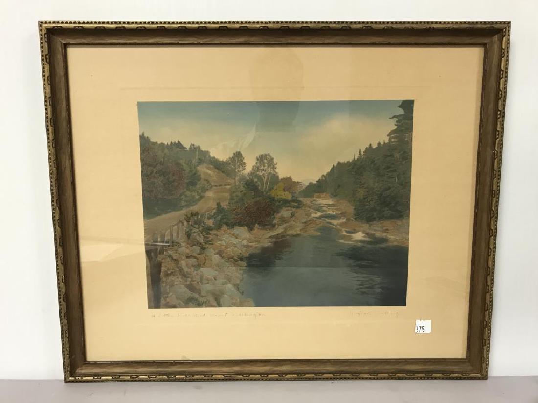 Wallace Nutting A Little River and Mount (1 of 4)