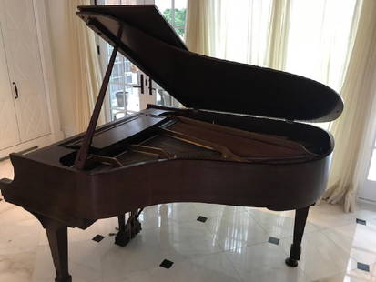 Steinway L Grand Piano: Beautiful mahogany case living room grand piano, 5 foot 10 1/2 inch length, serial number 496950, plays beautifully, purchased from Steinway and sons New York, New York. The piano was made in